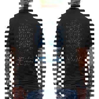 ワッチャプリマジ！ フェイスシリーズ ひゅーい メンズTシャツ バックプリント - Kawaiitshirt