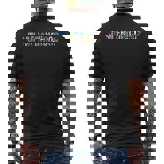 ワールドトラベラー ランドマーク アメリカ カリフォルニア サンフランシスコ メンズTシャツ バックプリント - Kawaiitshirt