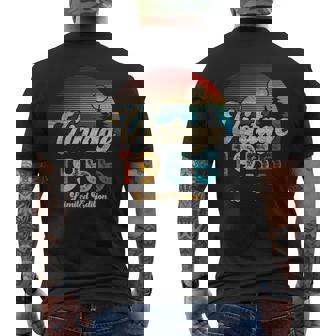 ヴィンテージ 1955 リミテッド・エディション サンセット 70Th Birthday メンズTシャツ バックプリント - Kawaiitshirt