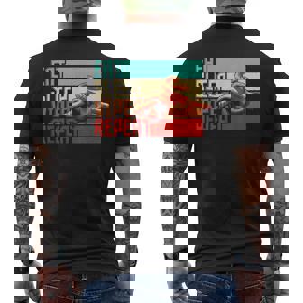 ヴィンテージ Eatleep Repeatiper メンズTシャツ バックプリント - Kawaiitshirt