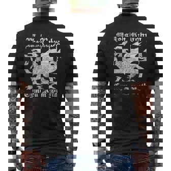 ヴィンテージ ウェールズ ラグビー シャツ ギフト メンズTシャツ バックプリント - Kawaiitshirt