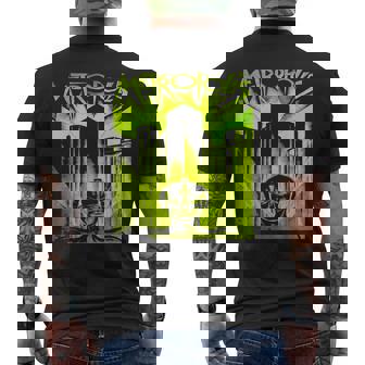 ヴィンテージ オタク メトロポリスf映画 科学教師 オタク メンズTシャツ バックプリント - Kawaiitshirt