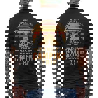 ヴィンテージ キャンパー キャンプ ファミリー キャンプ 旅行 2024 マッチング グループ メンズTシャツ バックプリント - Kawaiitshirt