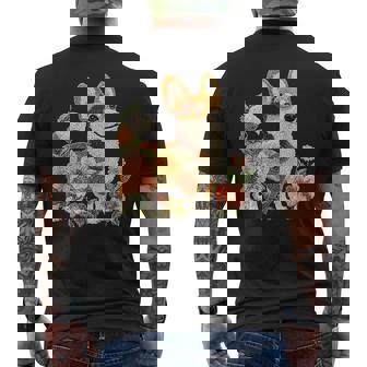 ヴィンテージ コーギー ママ 犬 オーナー コーギー 母の日 メンズTシャツ バックプリント - Kawaiitshirt