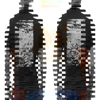 ヴィンテージ タコ Ufo Uap エイリアン タコ タコ メンズTシャツ バックプリント - Kawaiitshirt