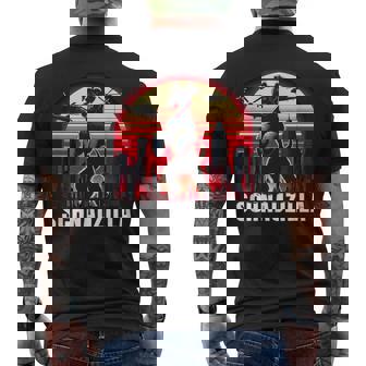 ヴィンテージ ミニ シュナウザー シュナウジラ アンティーク調 動物愛好家 メンズTシャツ バックプリント - Kawaiitshirt