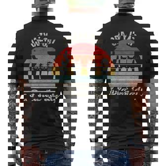 ヴィンテージ レトロ クレイジー キャット & プラント レディ サボテン 多肉植物 ママ メンズTシャツ バックプリント - Kawaiitshirt