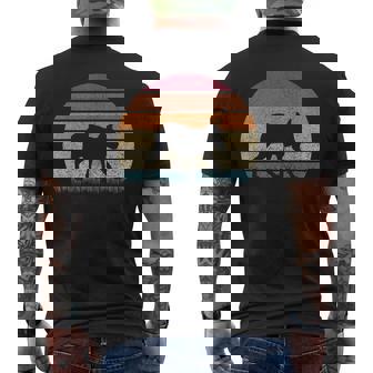 ヴィンテージ レトロ サンセット パタゴニア マーラ 恋人 アンティーク調 メンズTシャツ バックプリント - Kawaiitshirt