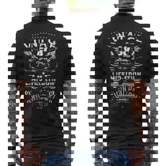 ヴィンテージ 還暦 男性 60歳 ギフト 還暦 メンズTシャツ バックプリント - Kawaiitshirt