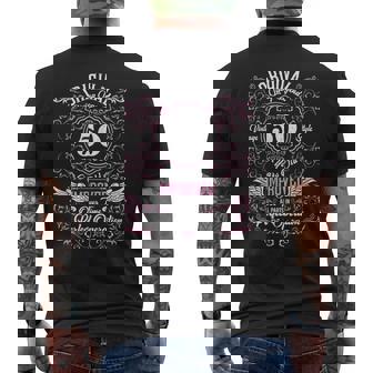 ヴィンテージ50歳の誕生日のお祝いオリジナルリビングレジェンド メンズTシャツ バックプリント - Kawaiitshirt