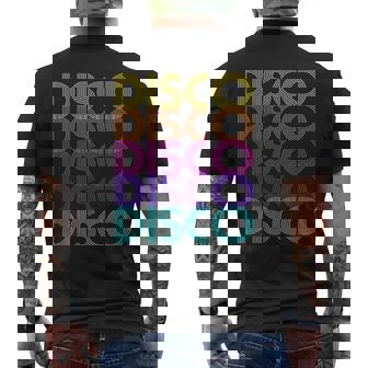 ヴィンテージスタイル ダンシング レトロ ディスコ メンズTシャツ バックプリント - Kawaiitshirt