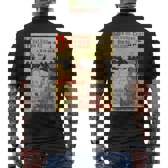 ヴィンテージポスター トゥールーズロートレック レトロtシャツ メンズTシャツ バックプリント - Kawaiitshirt