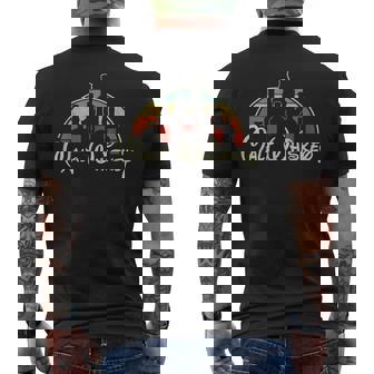 ヴィンテージモルトウイスキー愛好家 面白いモルトウイスキー メンズTシャツ バックプリント - Kawaiitshirt