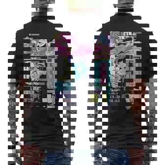 ヴィンテージ・アニメ・スタイル ミッドナイト・ジャパン・マンガ メンズTシャツ バックプリント - Kawaiitshirt