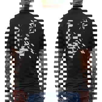 ヴィンテージ日本酒飲酒日本食 メンズTシャツ バックプリント - Kawaiitshirt