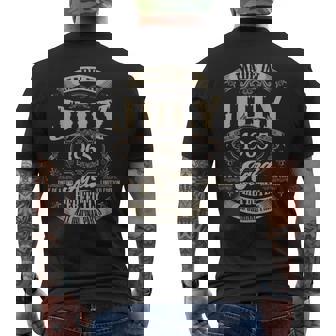 ヴィンテージ還暦祝い 1965年7月生まれ 60歳 メンズTシャツ バックプリント - Kawaiitshirt