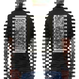 不思議の国のアリス いかれ帽子屋 マッドハッター A Flaming Tea-Party Of Tunes メンズTシャツ バックプリント - Kawaiitshirt