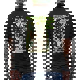 世界に挑んだヴィンテージクラシックホラーモンスター メンズTシャツ バックプリント - Kawaiitshirt