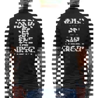 世界最高の舞台監督 メンズTシャツ バックプリント - Kawaiitshirt