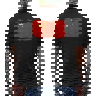 中国中国の国旗 メンズTシャツ バックプリント - Kawaiitshirt