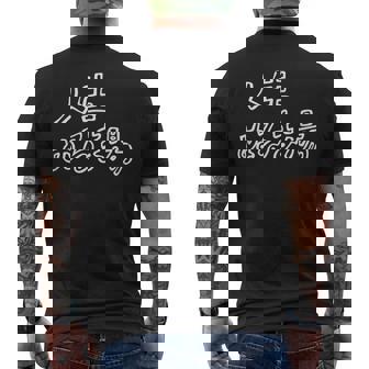 人生 ぬるま湯 面白い おもしろ ふざけ ネタ 温泉 銭湯 ギャグ シンプル 文字 ウケる グッズ メンズTシャツ バックプリント - Kawaiitshirt