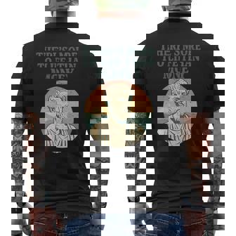 人生にはお金以上のものがあります 哲学者古代 長袖tシャツ メンズTシャツ バックプリント - Kawaiitshirt