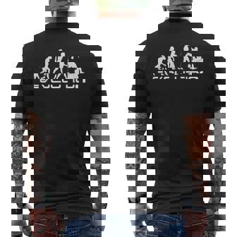 人生の進化と総合格闘技 総合格闘技 メンズTシャツ バックプリント - Kawaiitshirt