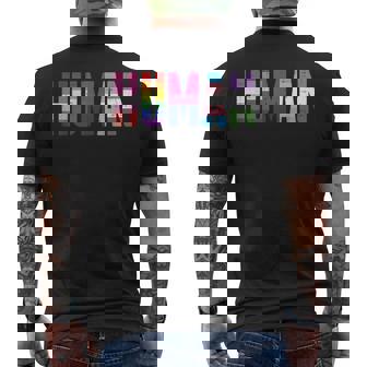 人間のlgbt レズビアン・ゲイ・バイセクシャル トランスジェンダー ジェンダークィア ギフト メンズTシャツ バックプリント - Kawaiitshirt