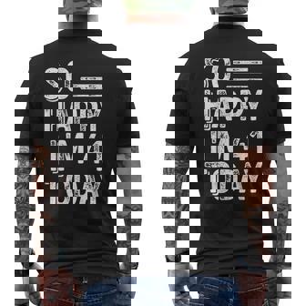 今日で41歳、おめでとう。 メンズTシャツ バックプリント - Kawaiitshirt