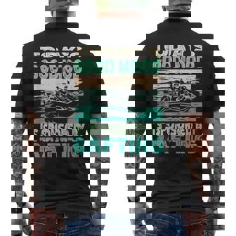 今日のいい気分はラフティングがスポンサー メンズTシャツ バックプリント - Kawaiitshirt