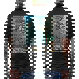 仏 大仏像 仏教 禅 瞑想 メンズTシャツ バックプリント - Kawaiitshirt