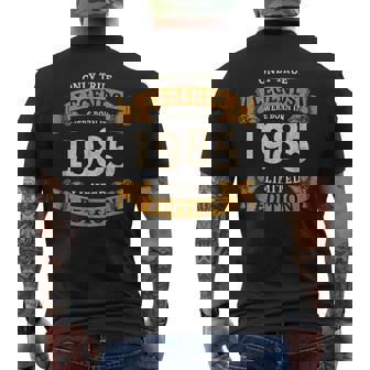 伝説は 1985 年に誕生しました ヴィンテージ 40 歳の誕生日 40 歳 メンズTシャツ バックプリント - Kawaiitshirt