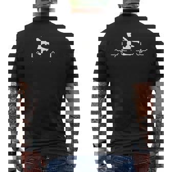 体操 フロア ハートビート ガールズ キッズ 新体操 メンズTシャツ バックプリント - Kawaiitshirt