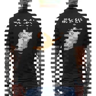 何もしたくない 犬 柴犬 犬好き かわいい おもしろ 面白い メンズTシャツ バックプリント - Kawaiitshirt