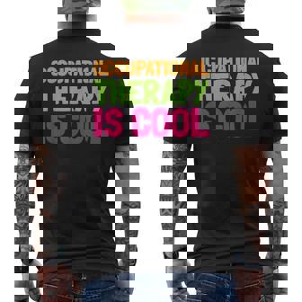 作業療法士作業療法はかっこいい メンズTシャツ バックプリント - Kawaiitshirt