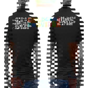 保育士 保育士 メンズTシャツ バックプリント - Kawaiitshirt