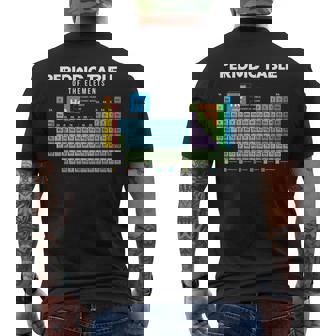 元素周期表 化学 メンズTシャツ バックプリント - Kawaiitshirt
