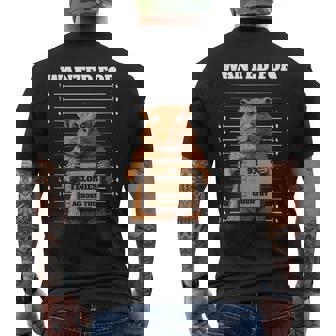 全国指名手配 重犯罪93件ハムスター メンズTシャツ バックプリント - Kawaiitshirt