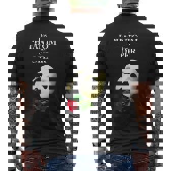 公式「オペラ座の怪人」ドイツのロゴ。 メンズTシャツ バックプリント - Kawaiitshirt