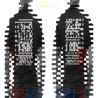 内田苗字名字 An Uchida Thing You Wouldn't Understand Family Name メンズTシャツ バックプリント - Kawaiitshirt