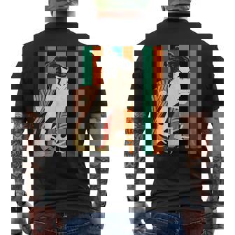 写楽《浮世絵》歌舞伎（定式幕・3色）【日本・世界の名画】日本画 和柄 美術館アート メンズTシャツ バックプリント - Kawaiitshirt