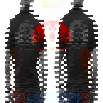 剣道、ヴィンテージスタイル メンズTシャツ バックプリント - Kawaiitshirt