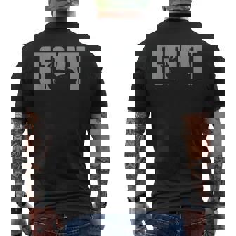 動物ヤギ愛好家服 ヤギのささやき メンズTシャツ バックプリント - Kawaiitshirt