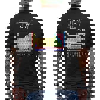 化学猫 元素周期表 メンズTシャツ バックプリント - Kawaiitshirt
