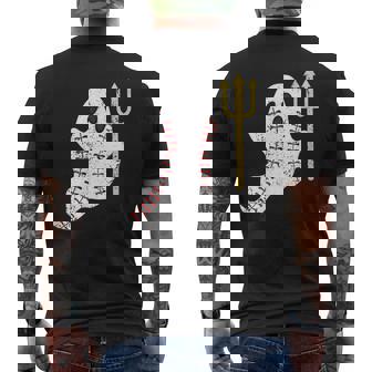 千賀 滉大 お化けフォークkodaienga Ghost Fork メンズTシャツ バックプリント - Kawaiitshirt