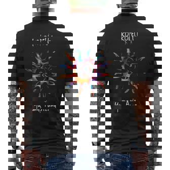 南西の太陽とココペリ メンズTシャツ バックプリント - Kawaiitshirt