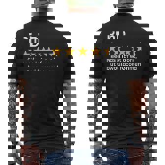 博士号、多くの努力が必要ですが、推奨される、面白い博士号。 メンズTシャツ バックプリント - Kawaiitshirt