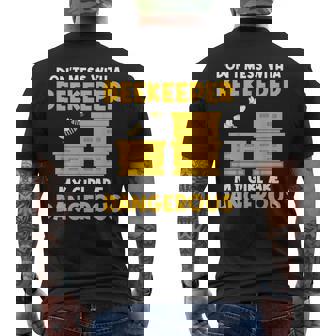 収穫養蜂家 これらを植えてミツバチを救いましょう メンズTシャツ バックプリント - Kawaiitshirt