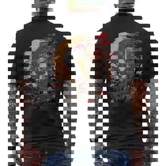 古代日本神 天てらす 神道 太陽 女神 メンズTシャツ バックプリント - Kawaiitshirt