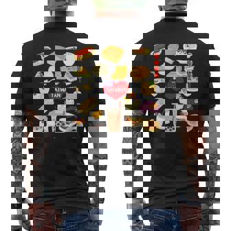 台湾の味 グルメ 国旗 ローカルフード メンズTシャツ バックプリント - Kawaiitshirt